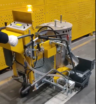 120KG Coating Barrel Capacity Hot Thermoplastic Road Marking Machine for Marking