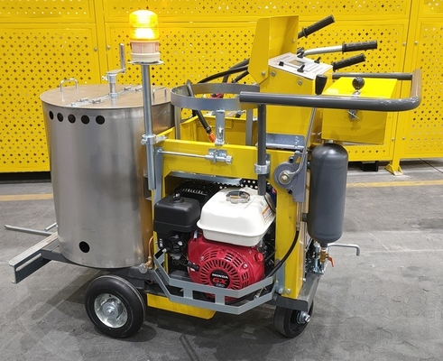Thermoplastic Spray Road Marking Machine with Raised Height of 0-10mm