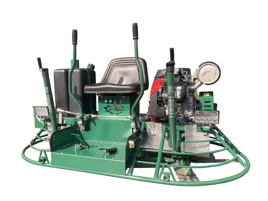 Terrazzo Marble Power Trowel Machine Epoxy Stone 96cmx2 Working Diameter Float Pan PLC Control System