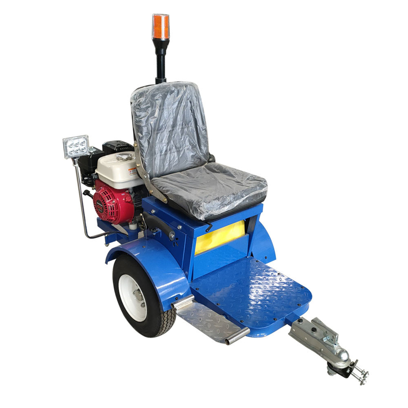 Thermoplastic road marking hydraulic vehicle booster