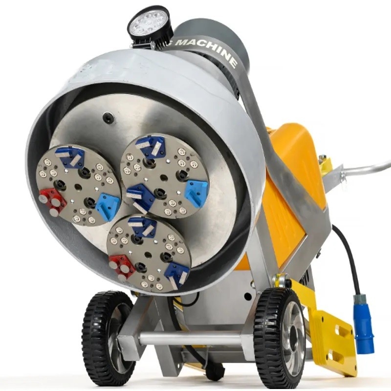 Walk Behind Planetary Concrete Floor Polishing Machine 380V CE Certified